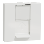 Мультимедійна розетка, біла, 2 модулі, (S-One), Unica New - Schneider Electric [NU341318]
