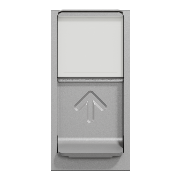 Мультимедійна розетка, алюмінієва, 1 модуль, (S-One), Unica New - Schneider Electric [NU341430]