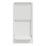 Мультимедійна розетка, біла, 1 модуль, (S-One), Unica New - Schneider Electric [NU341618]