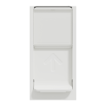 Мультимедійна розетка, біла, 1 модуль, (S-One), Unica New - Schneider Electric [NU341618]