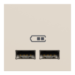 USB розетка, 2 модулі, Unica New - Schneider Electric [NU341844]