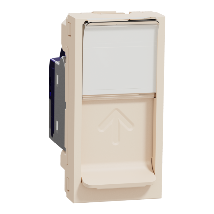 Мультимедійна розетка, 1 модуль, (S-One), Unica New - Schneider Electric [NU344844]