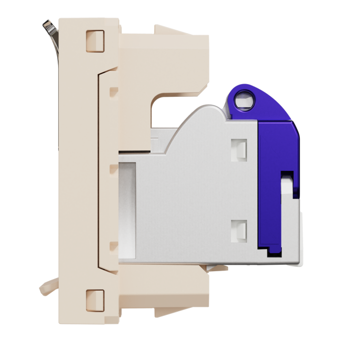 Мультимедійна розетка, 1 модуль, (S-One), Unica New - Schneider Electric [NU344844]