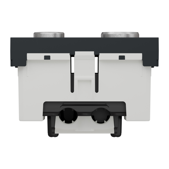 Гніздо r-TV / SAT, чорний, 2 модулі, Unica New - Schneider Electric [NU345454]