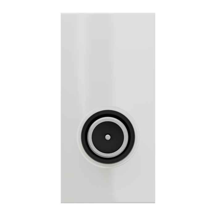 TV розетка, біла, 1 модуль, Unica New - Schneider Electric [NU346118]