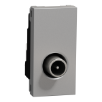 TV розетка, алюмінієва, 1 модуль, Unica New - Schneider Electric [NU346130]