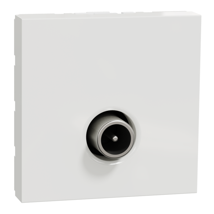 TV розетка, біла, 2 модулі, Unica New - Schneider Electric [NU346218]