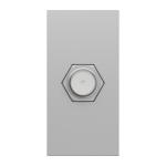 TV розетка, алюмінієва, 1 модуль, Unica New - Schneider Electric [NU346830]