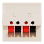 Гніздо гучномовця, 2 модулі, Unica New - Schneider Electric [NU348644]