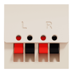 Гніздо гучномовця, 2 модулі, Unica New - Schneider Electric [NU348644]