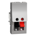 Гніздо гучномовця, алюмінієва, 1 модуль, Unica New - Schneider Electric [NU348730]