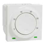 Термостат, білий, 2 модулі, Unica New - Schneider Electric [NU350118]