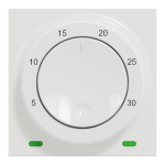Термостат, білий, 2 модулі, Unica New - Schneider Electric [NU350118]