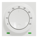 Термостат, білий, 2 модулі, Unica New - Schneider Electric [NU350318]
