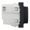 Димер, чорний, 2 модулі, Unica New - Schneider Electric [NU351454]
