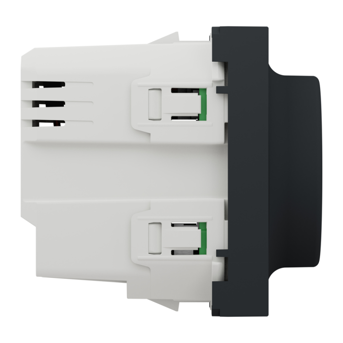 Димер, чорний, 2 модулі, Unica New - Schneider Electric [NU351454]