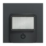 Датчик руху, чорний, 10 А, 2 модулі, Unica New - Schneider Electric [NU352554]