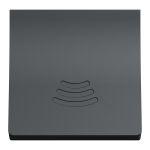 Зумер, чорний, 2 модулі, Unica New - Schneider Electric [NU378554]