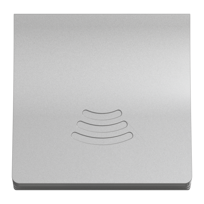 Електронний дверний дзвінок, алюмінієвий, 2 модулі, Unica New - Schneider Electric [NU378630]