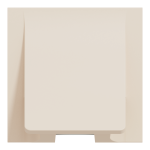 Вивід кабелю, 16 А, 2 модулі, Unica New - Schneider Electric [NU386244]