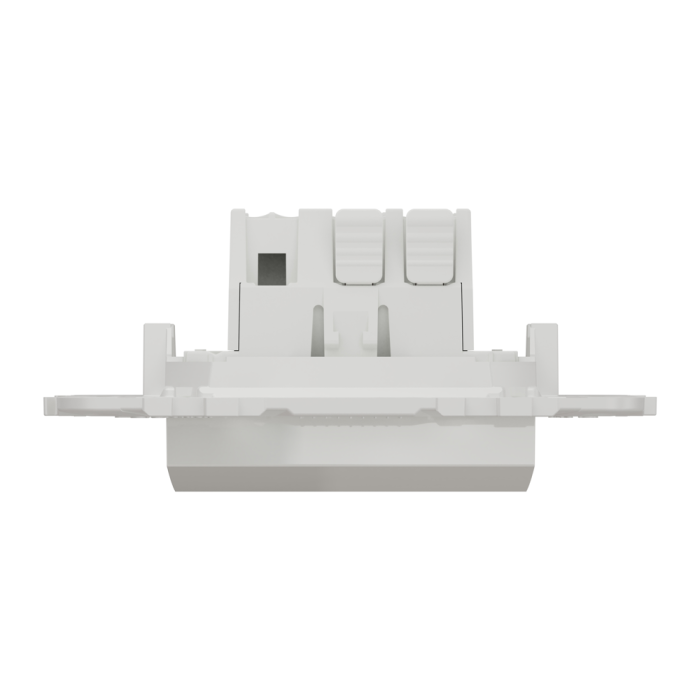 Вимикач, білий, 1-клавішний, 10 А, 2 модулі, Unica New - Schneider Electric [NU520118]