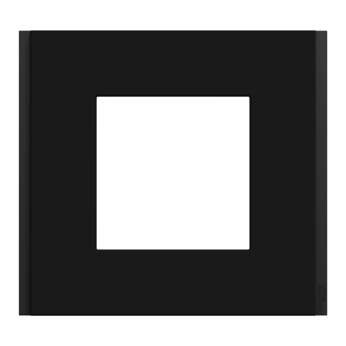 Рамка 1 постова, чорна, Unica New - Schneider Electric [NU600272]