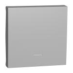 Клавіша, алюмінієва, 2 модулі, Unica New - Schneider Electric [NU920030N]