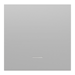 Клавіша, Unica New, Накладка Unica New 2 модулі, алюмінієвий, Schneider Electric, [NU920030N]