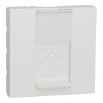 Лицьова накладка, біла, 2 модулі, Unica New - Schneider Electric [NU941118]