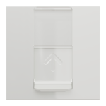 Лицьова накладка, біла, 2 модулі, Unica New - Schneider Electric [NU941118]