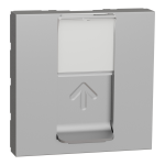 Лицьова накладка, алюмінієва, 2 модулі, Unica New - Schneider Electric [NU941130]