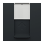 Лицьова накладка, чорна, 2 модулі, Unica New - Schneider Electric [NU941154]