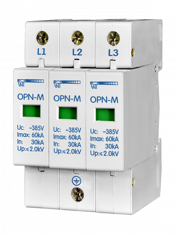 Обмежувачі імпульсних перенапруг ОПН-М (3S) 30kA, Новатек-Електро