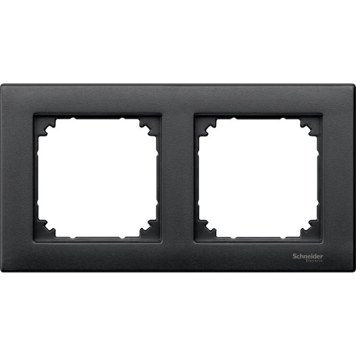 Рамка, чорна, Merten, Schneider Electric [MTN486214]