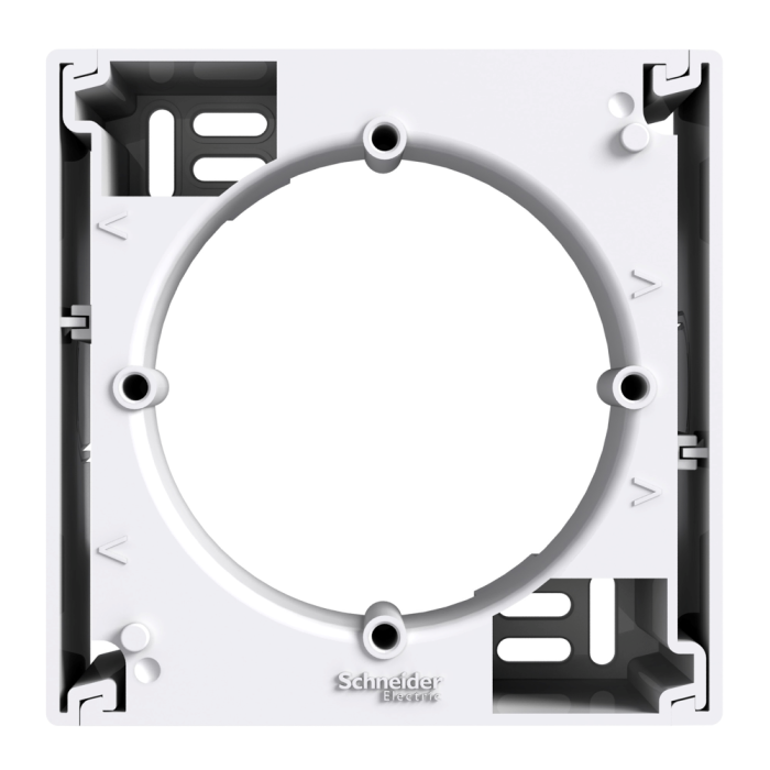 Коробка для накладного монтажу, білий, 1 постовий, Asfora - Schneider Electric [EPH6100121]