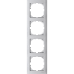 Рамка 4 постова, алюмінієва, Merten - Schneider Electric [MTN4040-3660]