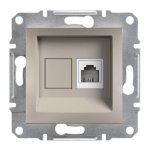 Телефонна розетка, бронза, Asfora - Schneider Electric [EPH4100169]