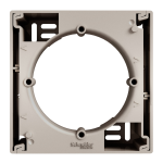 Коробка для накладного монтажу, бронза, 1 постовий, Asfora - Schneider Electric [EPH6100169]