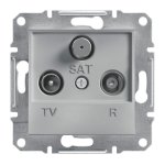 TV/SAT/R розетка, алюмінієва, Asfora - Schneider Electric [EPH3500261]