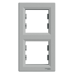 Рамка 2 постова, алюмінієва, Asfora - Schneider Electric [EPH5810261]