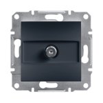 SAT розетка, чорна, Asfora - Schneider Electric [EPH3700171]