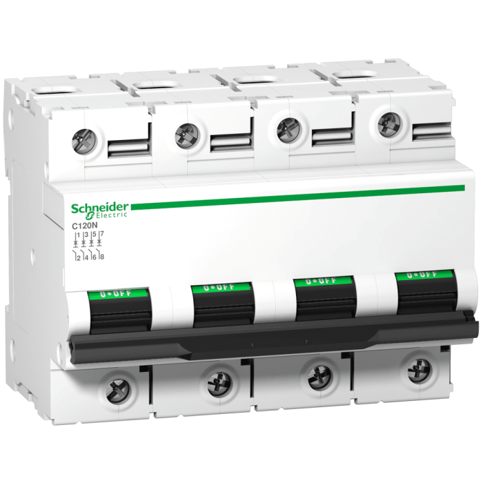 Автоматичний вимикач, 100 А, Acti9 - Schneider Electric [A9N18354]