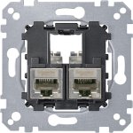 Мультимедійна розетка, Merten - Schneider Electric [MTN4575-0012]