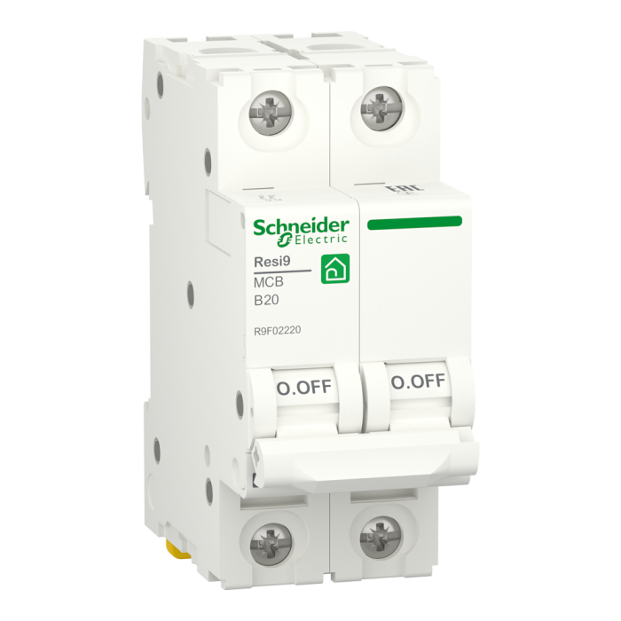 Автоматичний вимикач, 20 А, Resi9 - Schneider Electric [R9F02220]