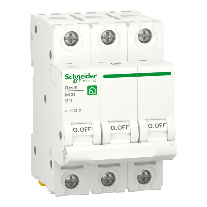 Автоматичний вимикач, 10 А, Resi9 - Schneider Electric [R9F02310]