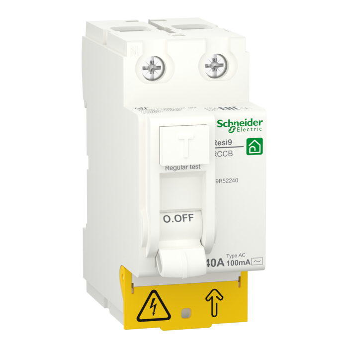 Автоматичний вимикач захисного відключення (пзв), 40 А, Resi9 - Schneider Electric [R9R52240]