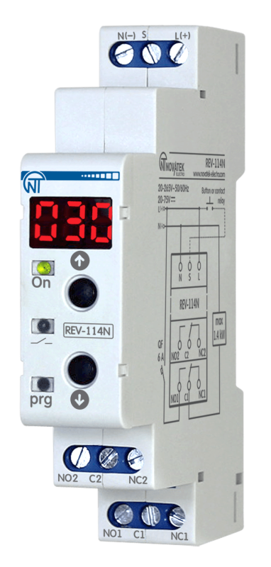 Реле часу РЕВ-114H, Новатек-Електро