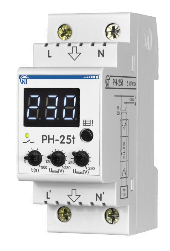 Реле напруги РН-25t, Новатек-Електро