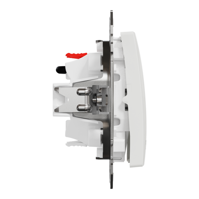 Вимикач, білий, 2-клавішний, 10 А, Sedna design&elements - Schneider Electric [SDD111104]