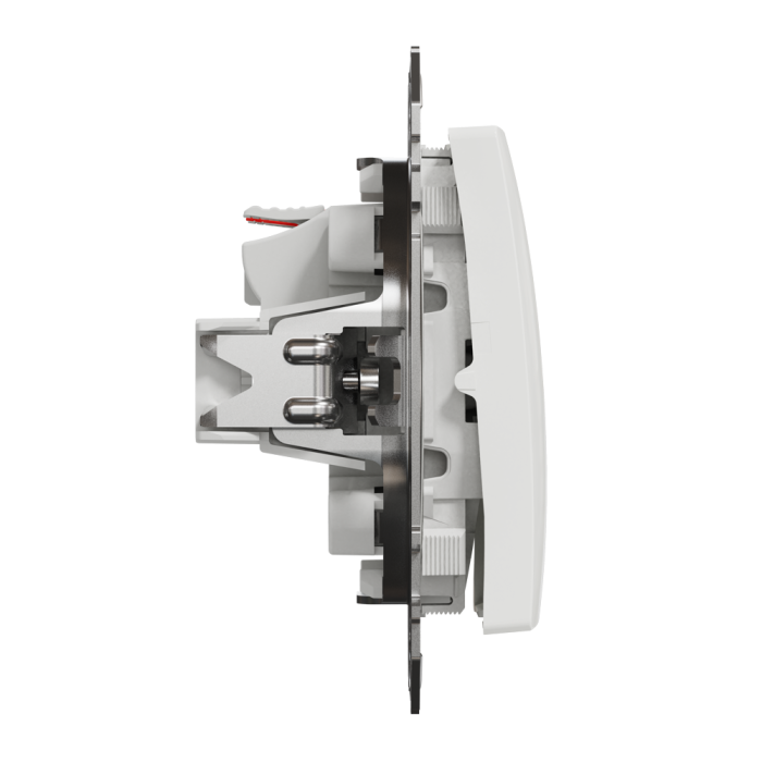 Вимикач, білий, 2-клавішний, 10 А, Sedna design&elements - Schneider Electric [SDD111105]